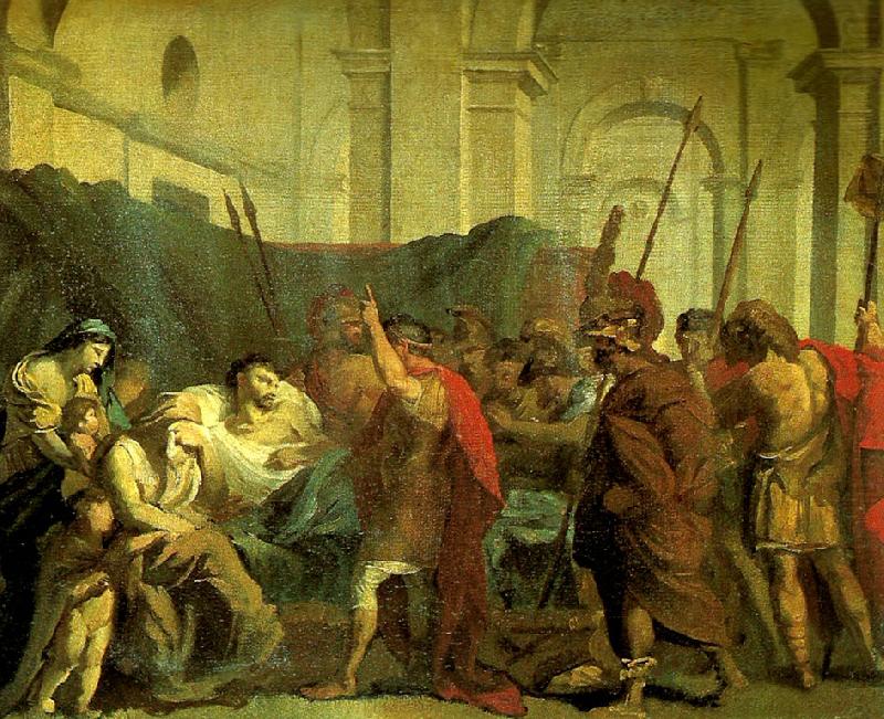 la mort de germanicus, Theodore   Gericault